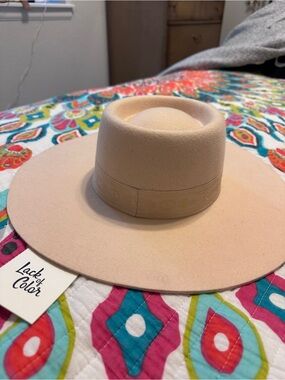 Lack Of Color Blush Wide Brim Fedora Hat